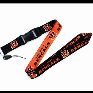 CINN BENGALS NFL KEYCHAIN LANYARD